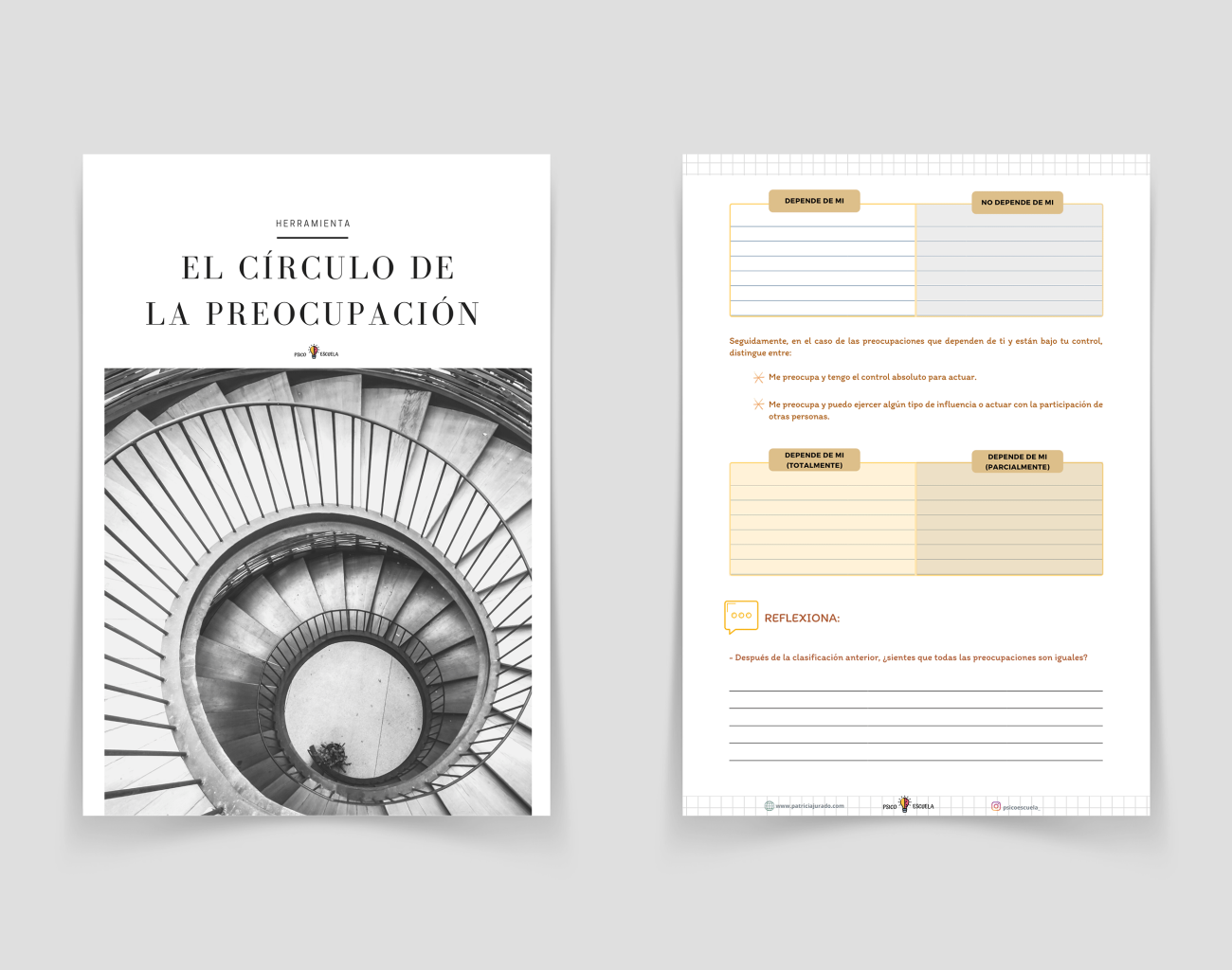 circulo preocupación descargable